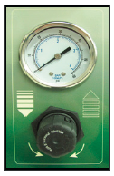 Manómetro y regulador de presión T3