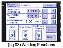 T300-Heißluftschweißgerät-Schweißfunktionen-Bildschirm
