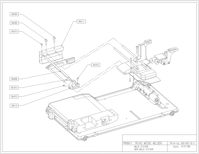 Triad-Part-Hem Weld System