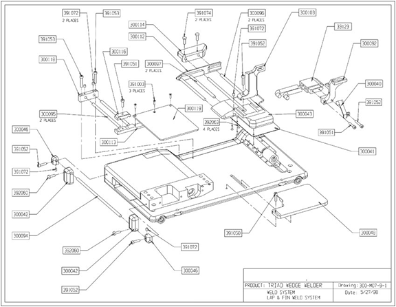 Triad-Part-Lap and Fin Weld System