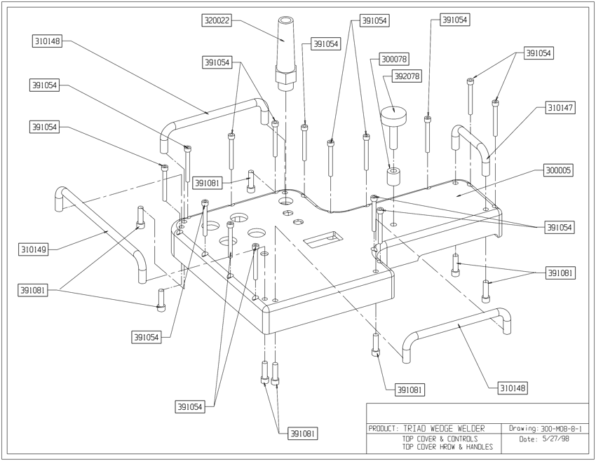 Triad-Part-Top Cover Hem & Handles