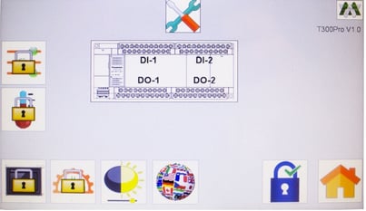 Pantalla de inicio de configuración avanzada