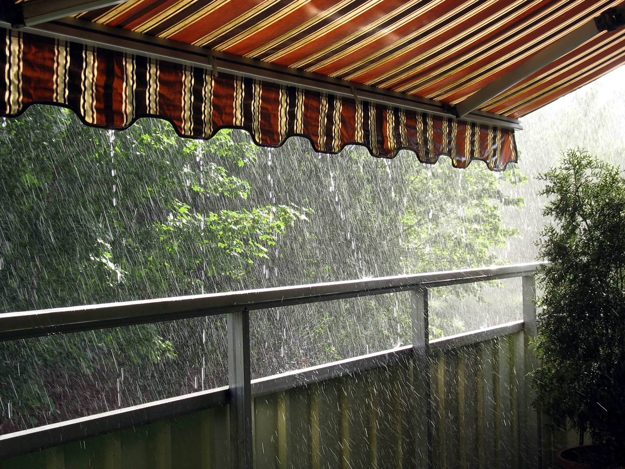 waterproof awnings