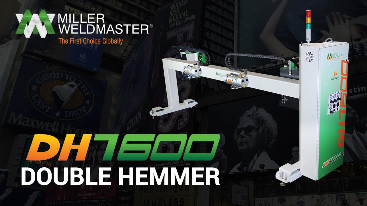 double hem sign banner welder 