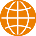 ícone de caixa internacional